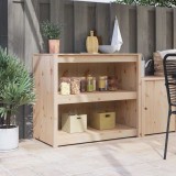 VidaXL Dulap de bucătărie 106x55x92 cm din lemn solid de pin
