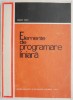 Elemente de programare liniara - Ernest Dani - Matematica