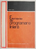 Elemente de programare liniara &ndash; Ernest Dani