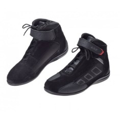 Ghete moto din piele intoarsa LS2 Dardo negru marime 41