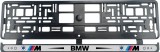 Cumpara ieftin Set 2 bucati, suport numar inmatriculare BMW MPower II, Autohelix MSA