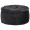 vidaXL Fotoliu puf rotund, antracit, 40 x 20 cm, catifea 287565
