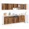 Gossi set dulap de bucatarie din 11 piese lemn vechi lemn prelucrat