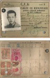 Romania, Carte de identitate C.F.R., Bucuresti, 1941