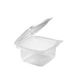 Cumpara ieftin Caserola Plastic cu Capac Incorporat, 375ml, Set 100 buc, EP
