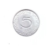 Moneda Ungaria 5 filler/filleri 1962, stare foarte buna, curata, Europa, Aluminiu