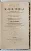MANUEL MUSICAL , A L &#039;USAGE DES LYCEES , DES COLLEGES par B. WILHELM , PREMIER COURS , 1849