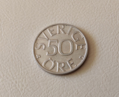 Suedia - 50 ore (1990) monedă s049 foto