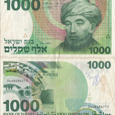 1983 (17 Noiembrie), 1.000 Sheqalim (P-49b) - Israel