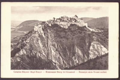4014 - RASNOV, Brasov, Cetatea, Romania - old postcard - unused foto