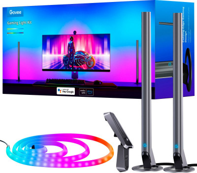 Set Banda si Lampi LED Govee H604A TV DreamView G1 Pro Gaming RGBIC, Camera 1080p HD foto