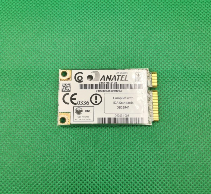 Dell XPS PP28L Placa WiFi Mini PCI 0PC193 SWAP
