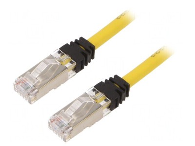 Patch Cord S/FTP TX6A 10Gig LSZH Galben 5m foto