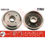 Tambur frana PEUGEOT 206 SW (2E/K) (2002 - 2016) TRW DB4159