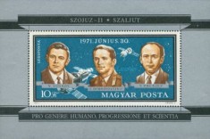 Ungaria 1971 - Soyuz 2, colita neuzata