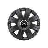 Set 4 capace roti Cosmos Negru R15, pentru gama auto Citroen