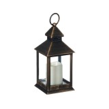 Felinar decorativ cu lumanare LED, Suspendabil, 11x11x24 cm, ATU-089880, Oem