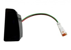 Lampa avertizare schimbare banda Volkswagen Tiguan, 05.2016-12.2020, montare fata, dreapta, in oglinda, Taiwan