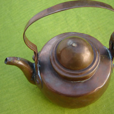 Mic ceainic din cupru, provenienta suedeza