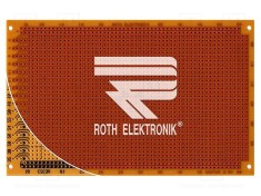Placă universală singură faţă ROTH ELEKTRONIK GMBH, W: 100mm, L: 160mm
