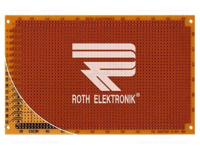 Placă universală singură faţă ROTH ELEKTRONIK GMBH, W: 100mm, L: 160mm foto