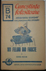 SANDA MARIN - 101 FELURI DIN FRUCTE, 1943 foto