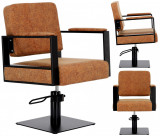 Scaun de coafat hidraulic rotativ pentru salonul de coafură scaun de coafor
