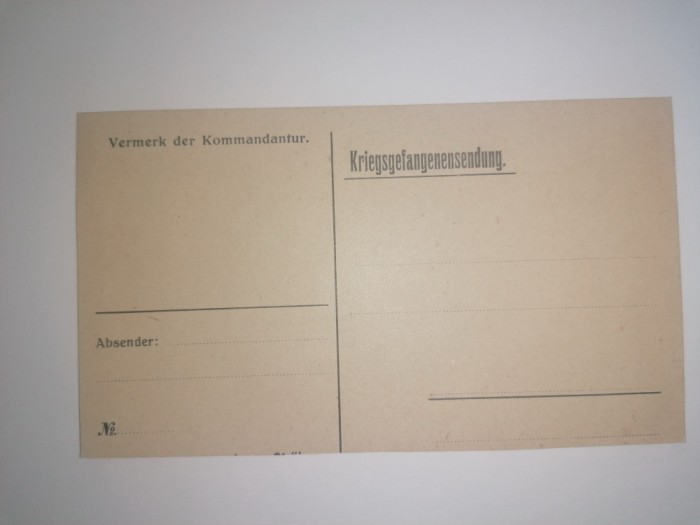 CARTE POSTALA - VECHE GERMANA
