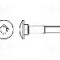 Surub M5, otel inoxidabil A2, lungime 40mm, buton, pas filet 0.8, BOSSARD - 1484915