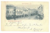 5657 - TIMISOARA, Shopping Street, Litho, Romania - old postcard - used - 1899