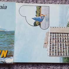 Carticica cu 9 carti postale statiunea Neptun, anii 80