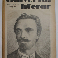 UNIVERSUL LITERAR , REVISTA , ANUL XLVI , NR. 21, 18 MAI , 1930