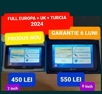 GPS Navigatie AUTO,GPS TIR GPS CAMION, GPS HARTI NAVI IGO PRIMO EUROPA 2024 foto