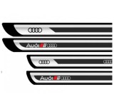 Set 4 stickere protectii praguri gri pentru Audi V2