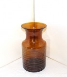 Cumpara ieftin Vază cristal amber, suflată manual - Particle - design Rune Strand, SEA Suedia