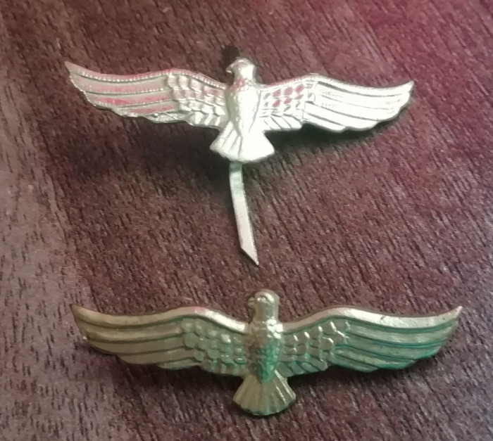S 48 - semne de arma - metalice - aviatie - aurii