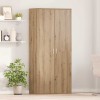 VidaXL &Icirc;nălțime de stejar artizanal 80x39x178 cm Lemn prelucrat