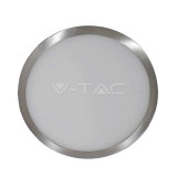 Plafoniera aplicata argintie LED 6W 420lm 3000K lumina calda V-TAC, Vtac
