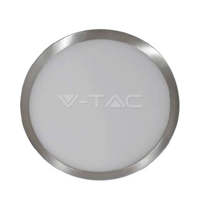 Plafoniera aplicata argintie LED 6W 420lm 3000K lumina calda V-TAC foto