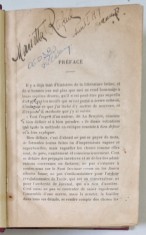 ISTORIA LITERATURII LATINE de RENE PICHON , EDITIE INTERBELICA , LIPSA PAGINA DE TITLU * , TEXT IN LIMBA FRANCEZA