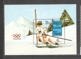 Cambodgea.1987 Olimpiada de iarna CALGARY-Bl. MC.680