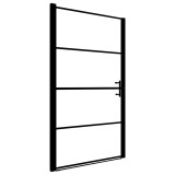 Cumpara ieftin Usa de dus, negru, 100 x 178 cm, sticla securizata