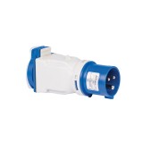 Stecher adaptor de la monofazic 3 poli 16A CEE la monofazic schuko 16A IP44