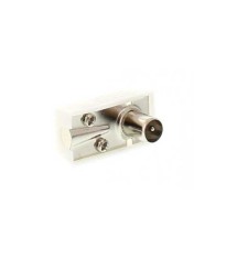 Conector coaxial tata plastic cotit WELL foto
