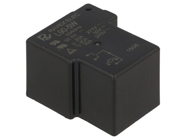 Releu Electromagnetic SPDT 5VDC 30A L90 PCB