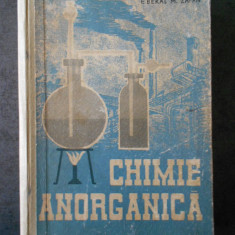 E. BERAL, M. ZAPAN - CHIMIE ANORGANICA (1962)