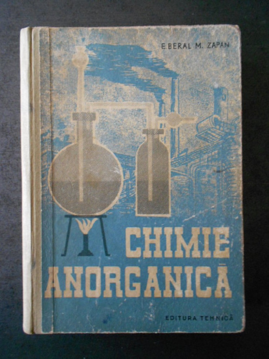 E. BERAL, M. ZAPAN - CHIMIE ANORGANICA (1962)