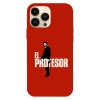 Husa compatibila cu Apple iPhone 12 Pro Max model El professor Casa del papel, Silicon, TPU, Viceversa, Transparent, Carcasa