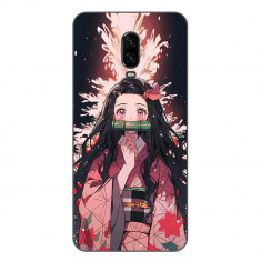 Husa compatibila cu OnePlus 6T Silicon Gel Tpu Model Demon Slayer Nezuko