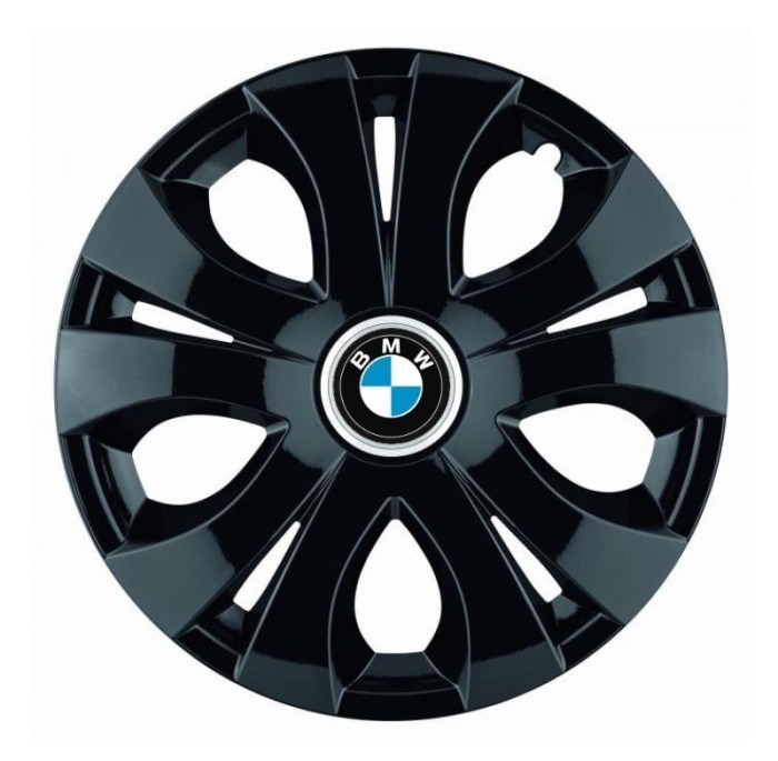 Set 4 Capace Roti Top Negru R14, Compatibil Cu BMW